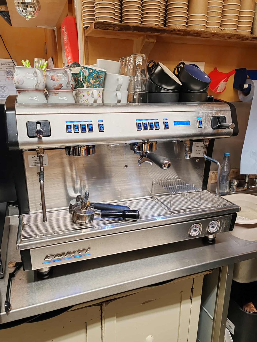 WoodlandCoffee's tweet image. ☕️ Same Delicious @forgeroasters #Coffee.
🥳 Brand New Coffee Machine !!!

All the usual favourites: #cappuccino, #latte, #Americano, #espresso, #mocha, #macchiato, #flatwhite, #icedlatte, etc

We Open in #Ecclesallwoods Tues - Sun / 10am - 4pm.

@theoutdoorcity @VisitSheffield