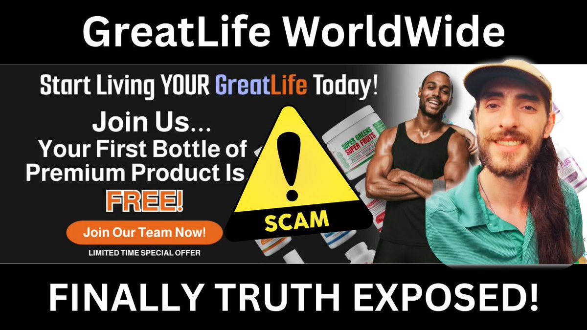 JustinTemple_06's tweet image. GreatLife Worldwide Review: Dirty TRUTH Finally Exposed  Do you want to find a real "GreatLife WorldWide Review" before you decide to pull out your card and join?

Read FULL GreatLife WorldWide Review: badassnetwork.com/justintemple/g…

#affiliate #networkmarketing #mlm #greatlifeworldwide