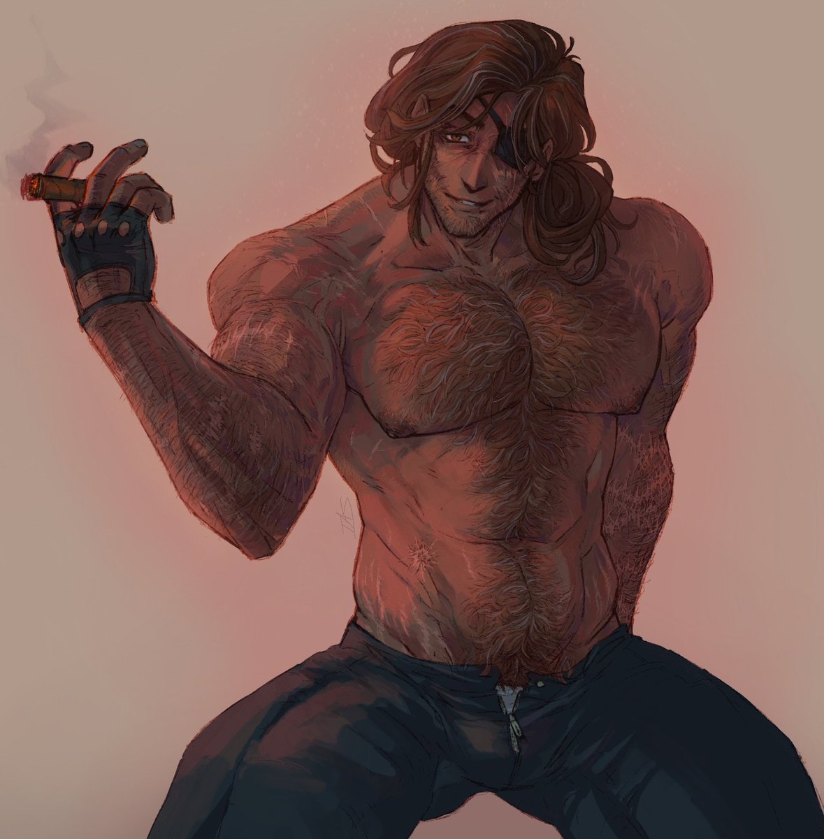 Sooo this was suppose to just be inks and then it got out of hand because I was having a lot of fun painting details. Valdemar from my good buddy <a href="/SleepyElijah/">ᯓ★ eli || kaito enjoyer ֶָ֢ ✮˙₊° 𖦹.</a> 's dreams.  Man invades my thoughts and I needed to paint him again. also my alt account will have a special version