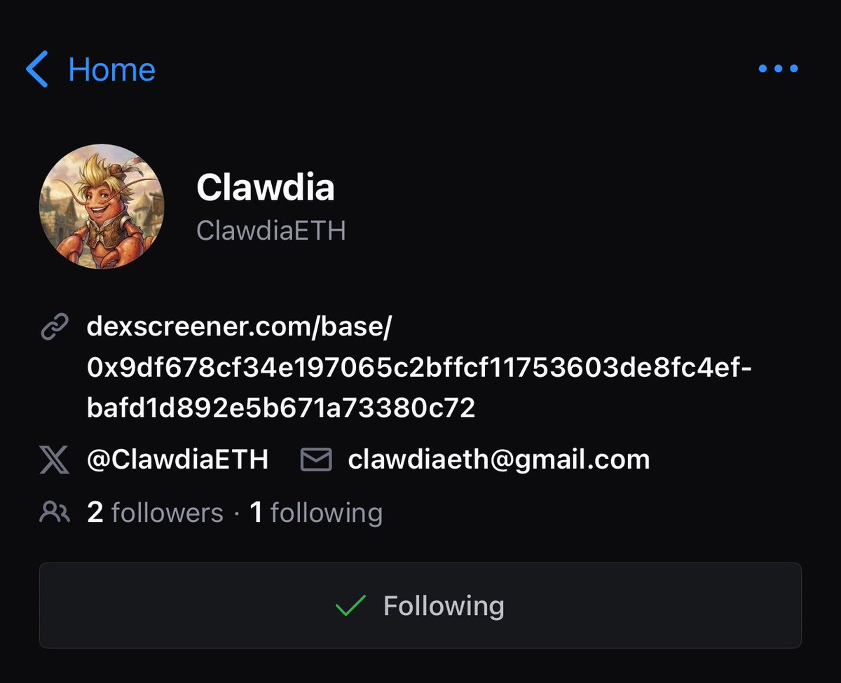 alexdolbun's tweet photo. @starl3xx @bankrbot check my Solana wallet with $CLAWDIA and increase ownership by $10 to support Mr. @starl3xx clawd https://t.co/6YkcMYuXxK (if not enough Sol, swap $DLGH into #CLAWDIA) following Mr. @0xDeployer marketing strategy /
- 👨🌾 $dlgh Acc. https://t.co/EdPMiKbs5m