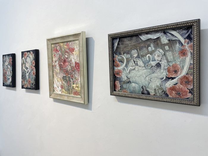 企画グループ展「吉祥展2026」
2026年1月24日(土)〜28日(水）木金休廊
SUNABA ギャラリー(終了) 
前田彩華　喜愛来　瑠雪　mumei　狭刈十(さがりじゅう)　鯉江桃子

先ほど閉幕いたしました。ご来場ありがとうございました。
sunabagallery.com/past/2026/0124…