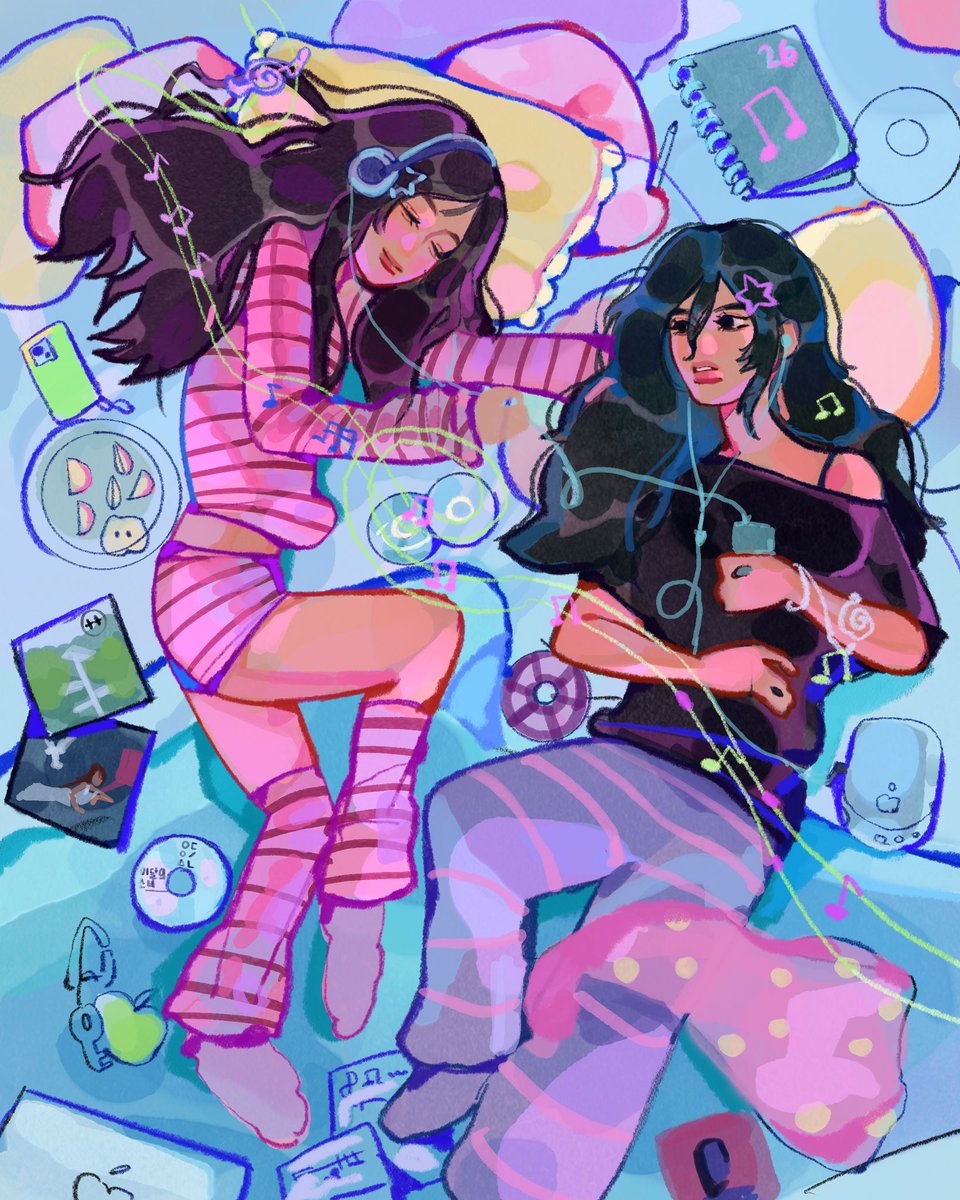 aloeasia's tweet image. do it 🎶🎧 #loonathefanart #underscores