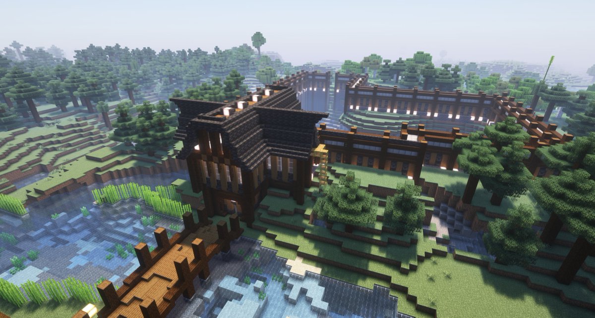 Eutatsu's tweet photo. GeoMinis - 2023, Oolyva 3 SMP

Small Mining Witch-Style village. Each building was themed around a different mineral. The iron building was a massive cave with an overkill 16 module iron farm inside for absolutely no reason. https://t.co/9Wbvn4UWRN