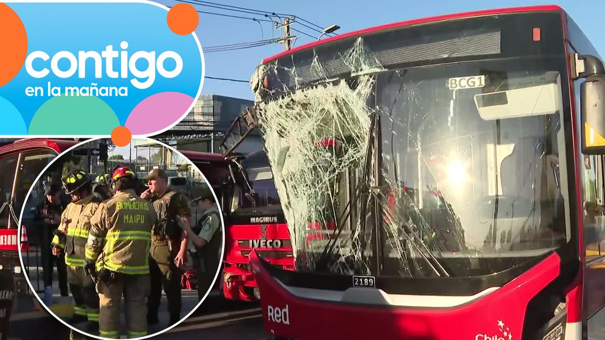 #ContigoCHV | Rescatan a pasajeros tras violento choque de buses en Maipú: Niño resultó gravemente herido

Los detalles aquí 👉 tinyurl.com/mnmhjs9a