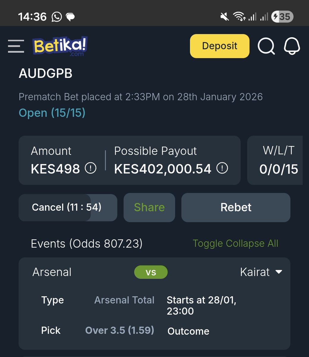 kipngetich2005's tweet photo. Ni masaa ✅️

Champions League ✅️

807 Odds ✅️

 https://t.co/ZOn5Yo4g0I https://t.co/oi6DaxKojr