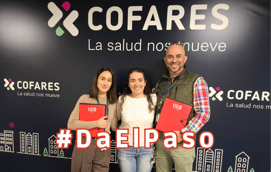 USOMadrid's tweet photo. 🗳️ 𝙐𝙎𝙊-𝙈𝙖𝙙𝙧𝙞𝙙 𝙎𝙚𝙧𝙫𝙞𝙘𝙞𝙤𝙨 𝙨𝙚 𝙚𝙨𝙩𝙧𝙚𝙣𝙖 𝙘𝙤𝙣 𝙥𝙡𝙚𝙣𝙤 𝙚𝙣 𝙏𝙚𝙙𝙞𝙛𝙖𝙧𝙢𝙖  

En sus primeras elecciones, copará los 3⃣ puestos de delegado de personal de esta empresa de distribución farmacéutica. 

¡Enhorabuena! 👏👏👏

#DaElPaso con la #USO https://t.co/XZUL80MhEW