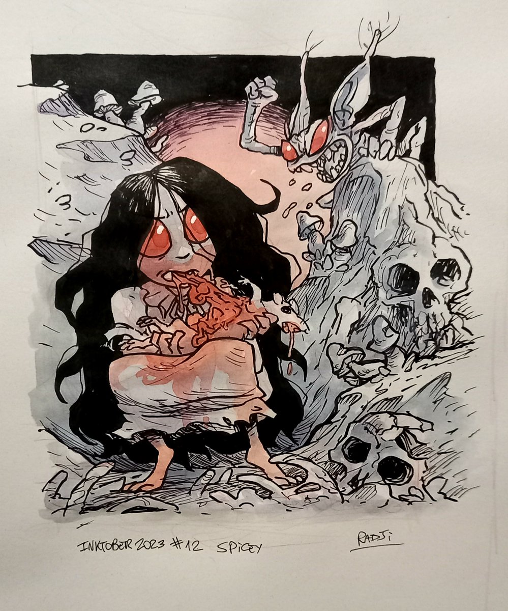 Radji_BD's tweet image. since you all like my lil vampiress, have some of my earliest works with her