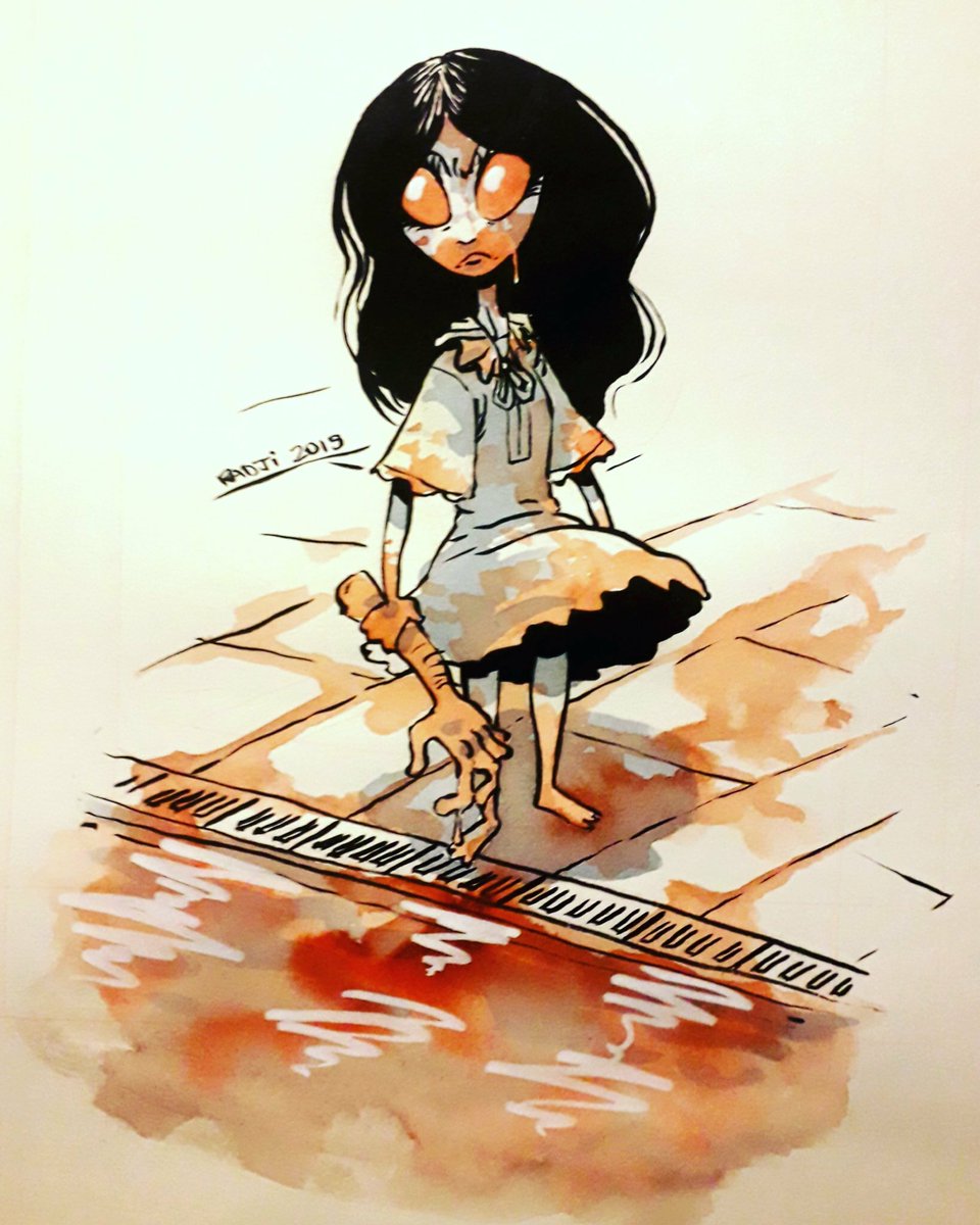 Radji_BD's tweet image. since you all like my lil vampiress, have some of my earliest works with her