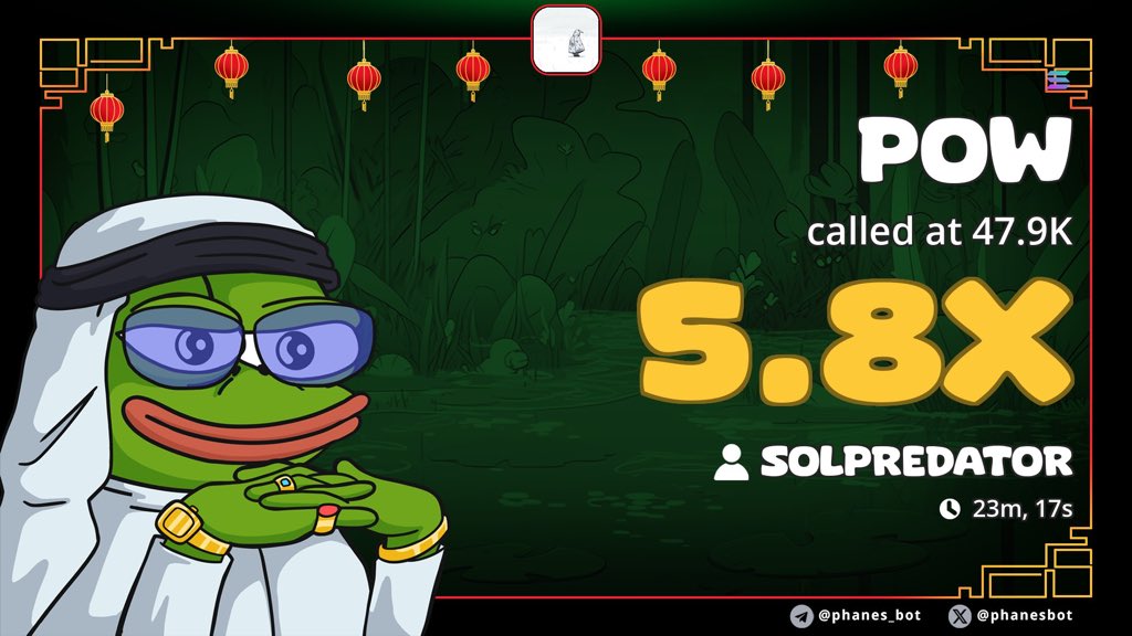 SolPredator01's tweet image. Another clean one 🧠
$POW from 47.9k 
5.8x delivered 📈
Discipline wins.

#helevier #LovelslandUK #Crypto #Sol
#DOGE #memecoins #zeudiners #USA