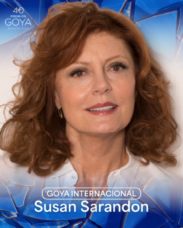Susan Sarandon, Goya Internacional 2026 🌟

La actriz estadounidense será distinguida el 28 de febrero en la gala de los 40 Premios Goya de Barcelona.

Fotografía de Darren Tieste

#Goya2026
