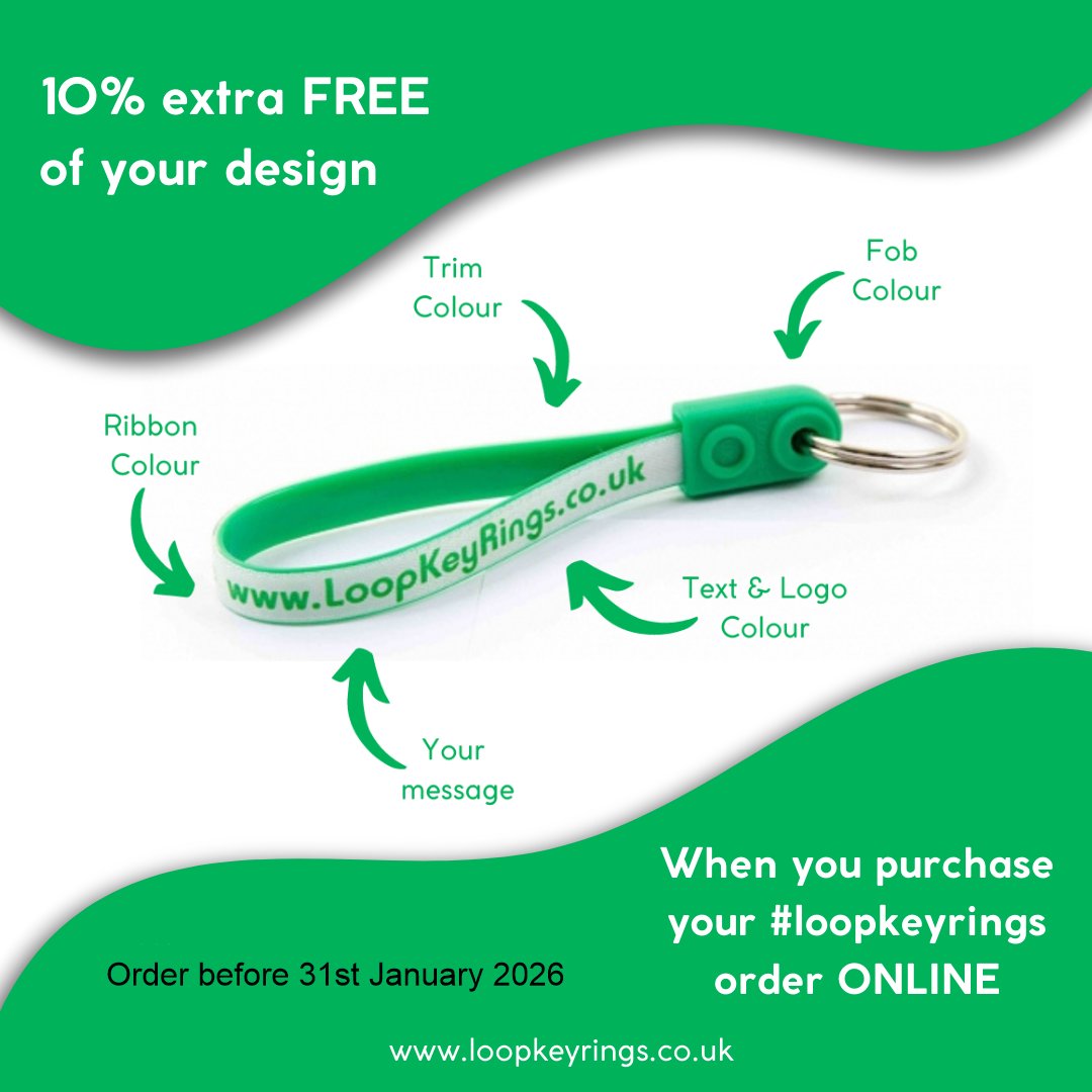 BusinessGiftUK's tweet photo. Put your contact details in more pockets
10% EXTRA FREE - ALL ORDERS - OFFER CLOSING SOON
No coupon codes. No fuss. Just more value.
Order now before 31st January https://t.co/qTwv8jAbQm
#keyrings #keyfobs #MadeInBritain #marketing #loopkeyrings https://t.co/mNeeRU7Zdt