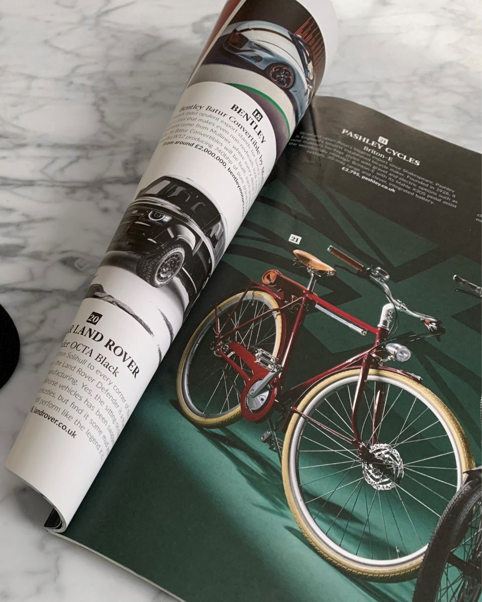 pashleycycles's tweet image. The latest edition of @t3dotcom featuring our Briton E in Best of British... the gear you need right now.

Blending beautifully integrated electric assistance with the comfort of a relaxed geometry &amp;amp; the agility of a lightweight hand-crafted frame 👌

#Pashley #bikes #ebikes #T3