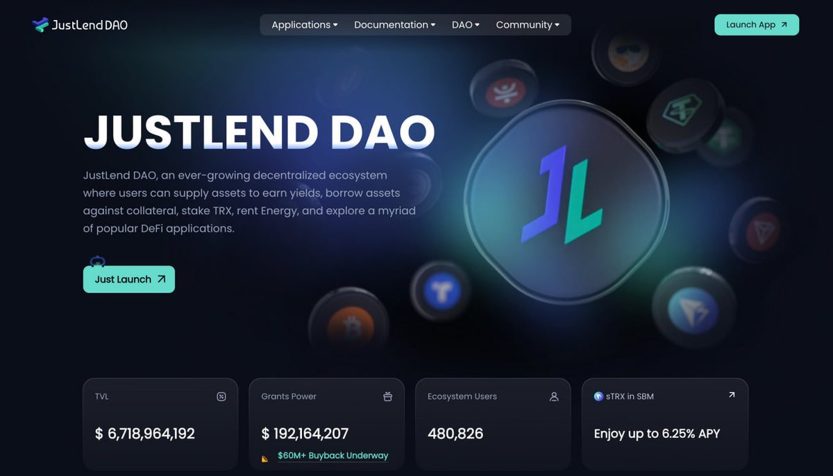 🔥 JUSTLEND DAO TVL SURPASSES $6.71B! 🚀 480K+ USERS ONBOARD! 📊 LATEST  WEEKLY REPORT #DeFi #Crypto #Blockchain #DAO