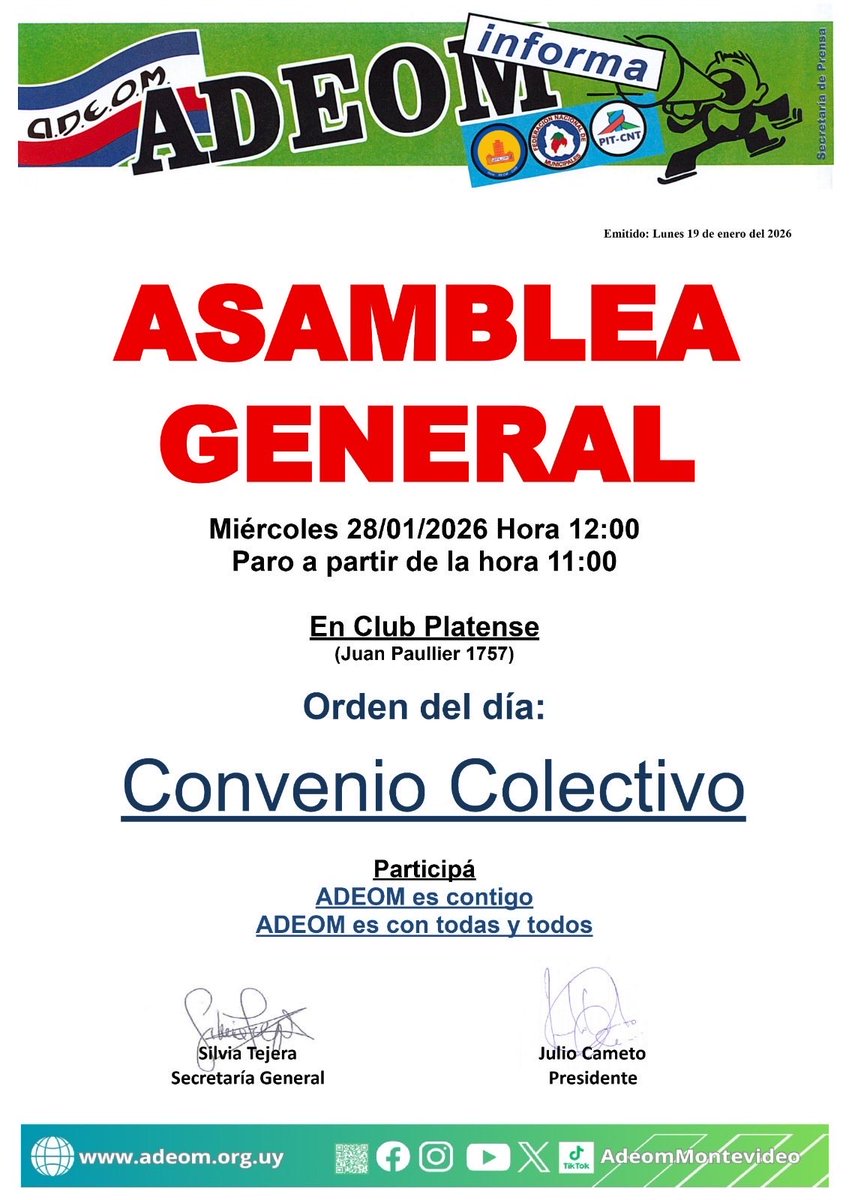 ADEOM MONTEVIDEO tweet media