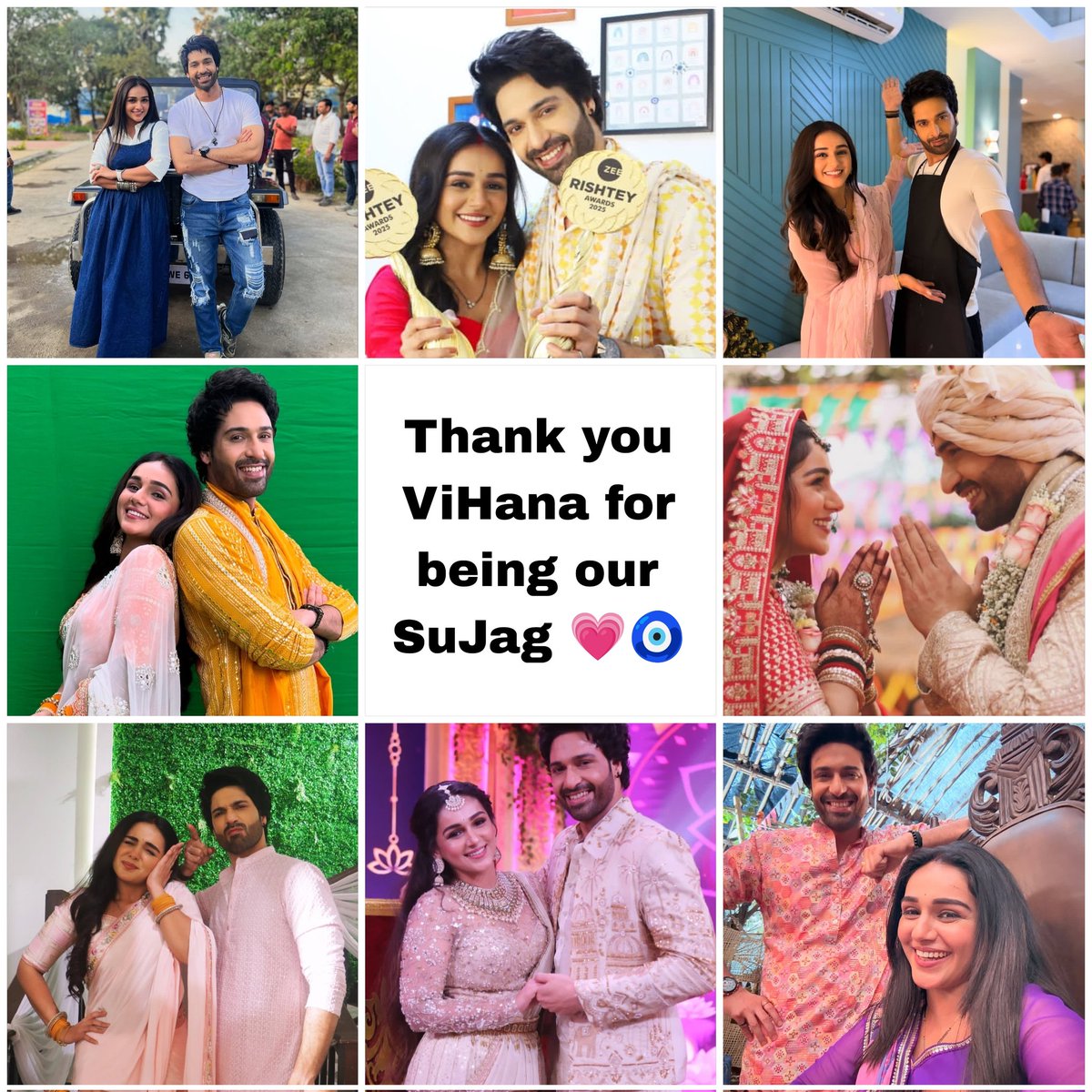 Happy 1 year #SuJag ❤️😭🧿
#vijayendrakumeria #rachanamistry #jagritieknayisubah