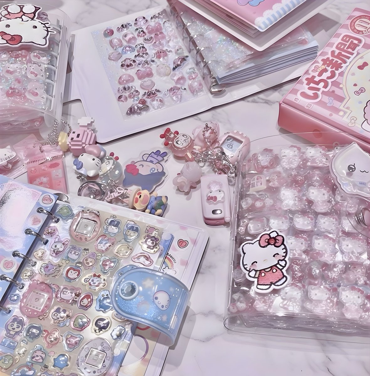 友とシール交換した૮꒰˶•̀ ᵕ •́˶꒱ა