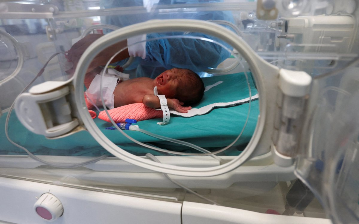 AJEnglish's tweet photo. “We had four viable embryos stored there in the first months of the war. We were shocked to learn they had been destroyed when the clinic was attacked.”

Israel’s attacks on Gaza fertility clinics shatter dreams of parenthood https://t.co/RE0x7e1U2j https://t.co/UML2XjztGI