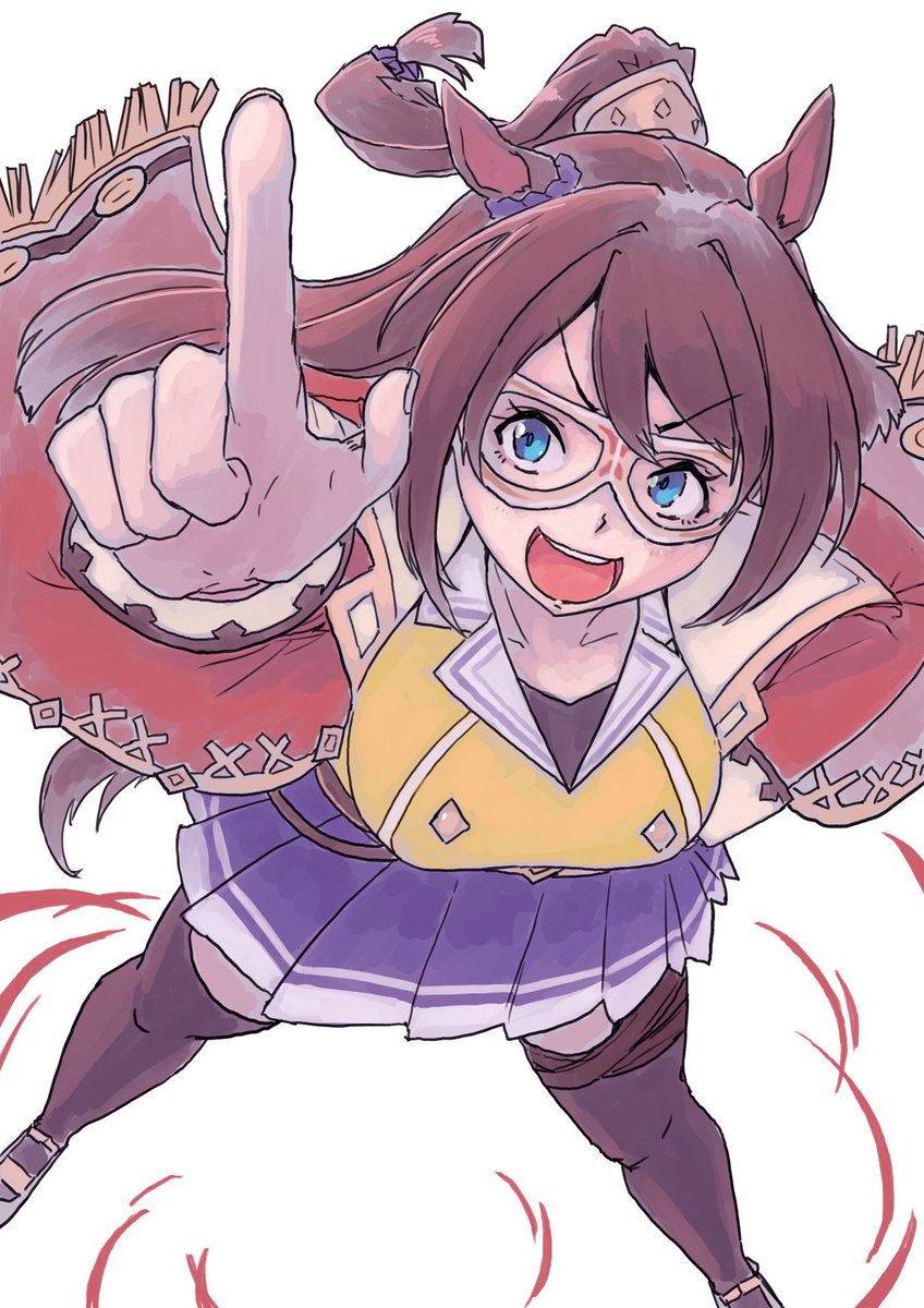 エルコンドルパサー(ウマ娘) 「#みなさん1年前の今頃はどんな絵描いてましたか」|vent arbreのイラスト