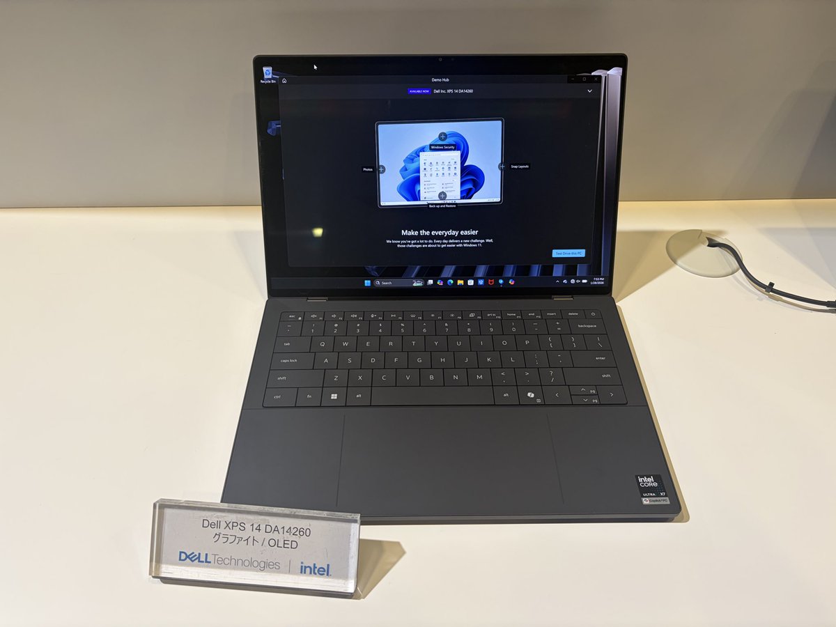 一瞬、MacBookかと思いましたが・・・
DELL XPSじゃないですかっ💦
お帰りなさい
#デルアンバサダー
#DELL
#XPS