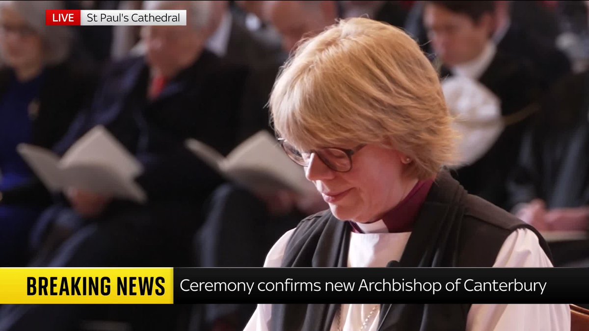 The Archlayman of Canterbury is now an Archlaywoman. It's hard to keep up with the theological freak show known as Anglicanism. 