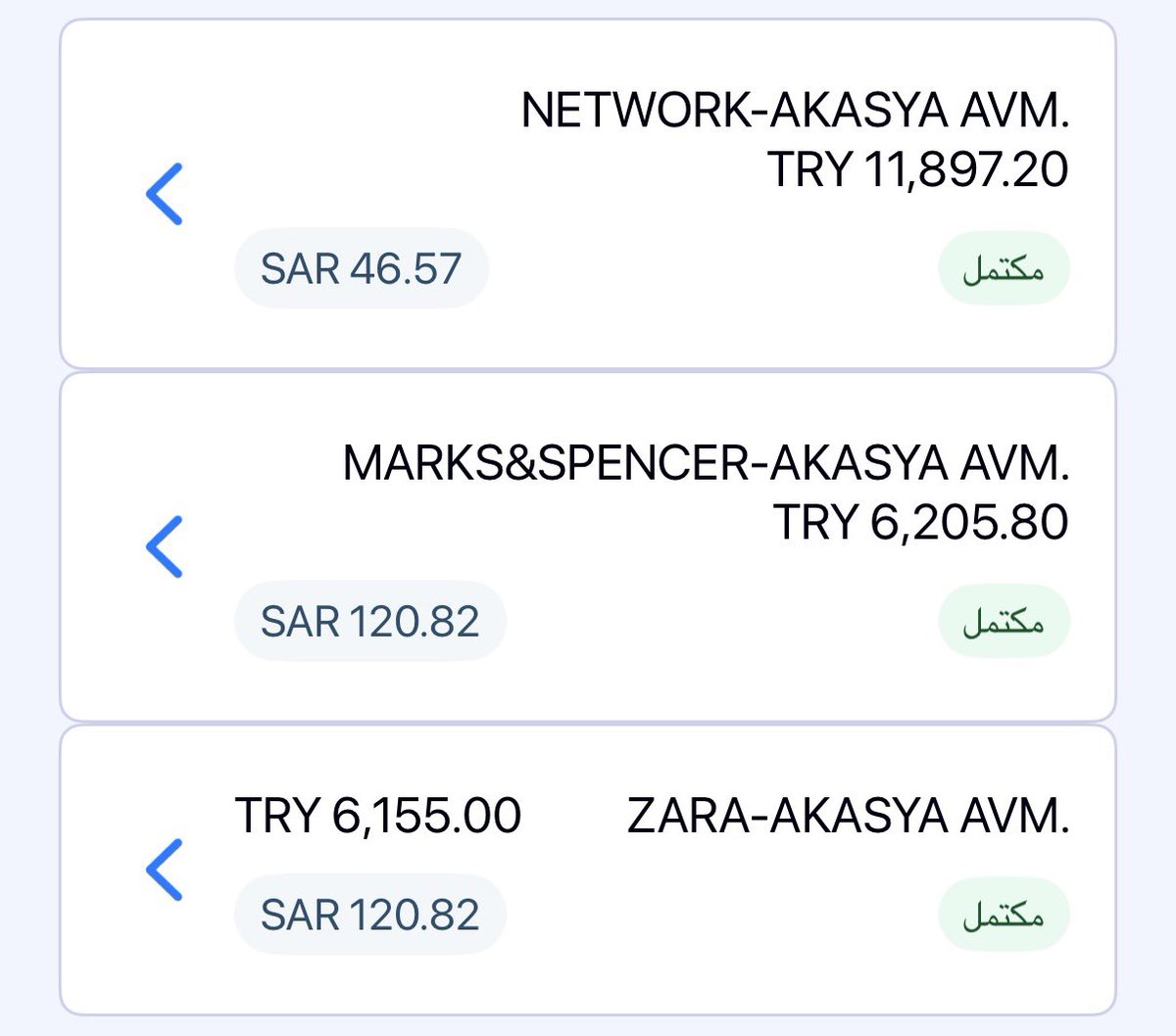 alrashed1000's tweet image. استرديت الضريبة خلال سفرتي الاخيرة لاسطنبول .. 

طبعاً الطريقة سهلة جدا ورجع لي حدود 550 ريال 
🔸ضريبة الملابس والاحذية 10٪ يرجع لك 5٪ 
🔸ضريبة الاكسسورات والساعات 20٪ يرجع لك 10٪ 
🔸الاموال وصلت بطاقتي خلال يومين الى 3 ايام