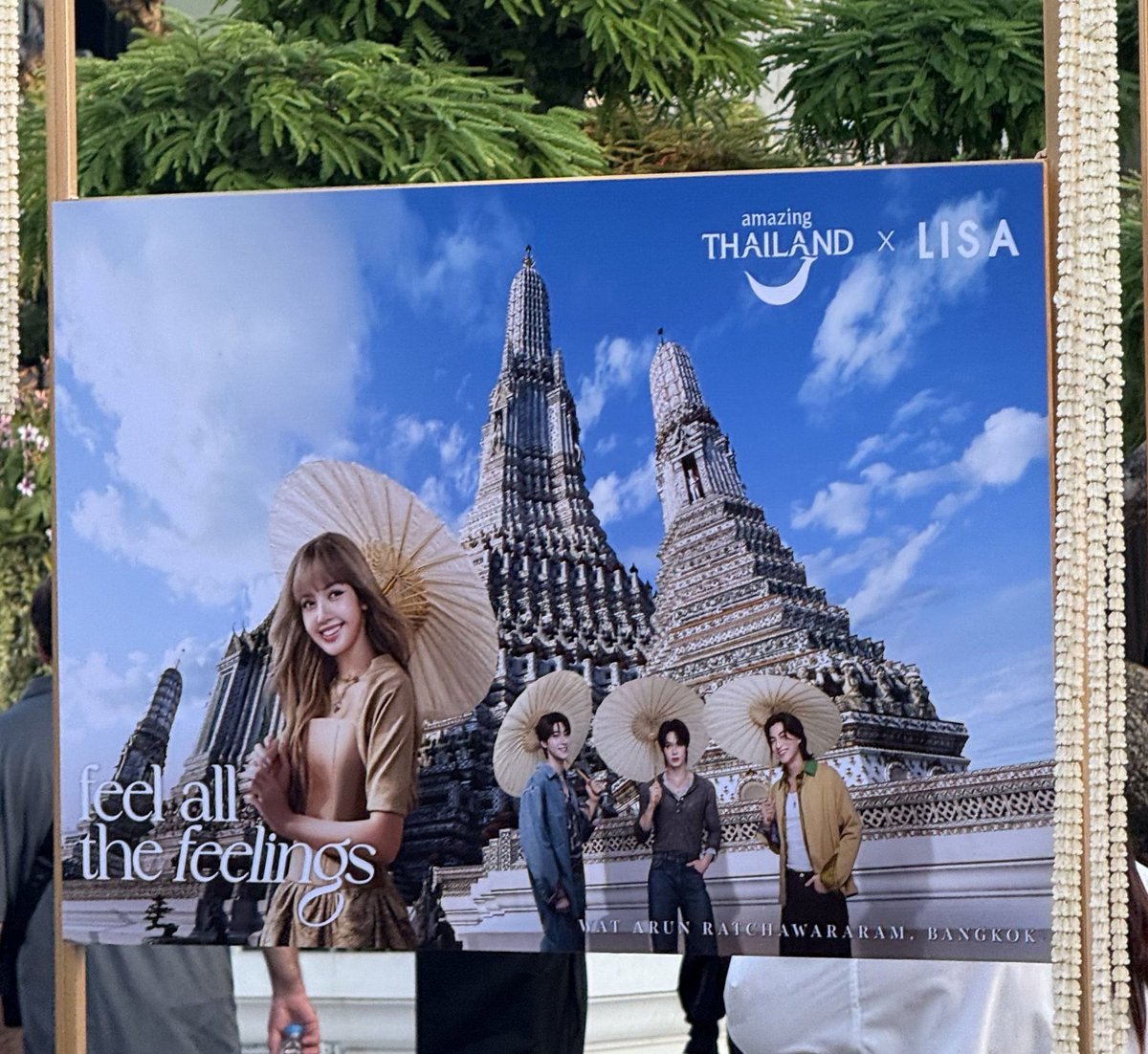 コレは前で写真とりたいわ〜💕 GULF X AMAZING THAILAND