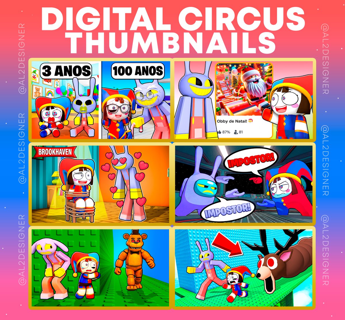 🇧🇷Faço Thumbnails para gerar cliques para seu vídeo.
Seu vídeo não performa devidamente? A culpa é da Thumbnail.

🇺🇸Thumbnails engineered for clicks 🚀
No clicks? It’s not the algorithm — it’s your thumbnail 👀

+Views | +CTR | +Authority
📩 DM open