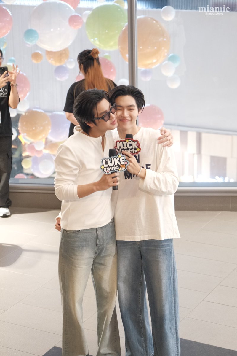 miesonthaya's tweet photo. ได้เชื้อพ่อมานมาเต็มๆ 🤭

LUKEMICK READ PLAY LOVE

#สนามอ่านเล่น2026xLukeMick 
#lukeso_ #mickmetas #LukeMick https://t.co/sBmYVrExjW
