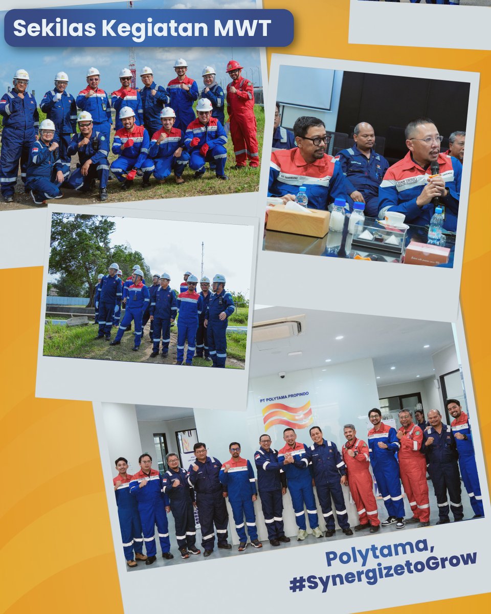 polytamaprop's tweet photo. Agenda Management Walkthrough bersama Direktur Optimasi Feedstock &amp; Produk PT Kilang Pertamina Internasional (KPI) Erwin Suryadi, menjadi momentum untuk memperkuat sinergi hulu–hilir di Plant Site Polytama.

Polytama, 
#SynergizetoGrow https://t.co/iJrLTOxDYu