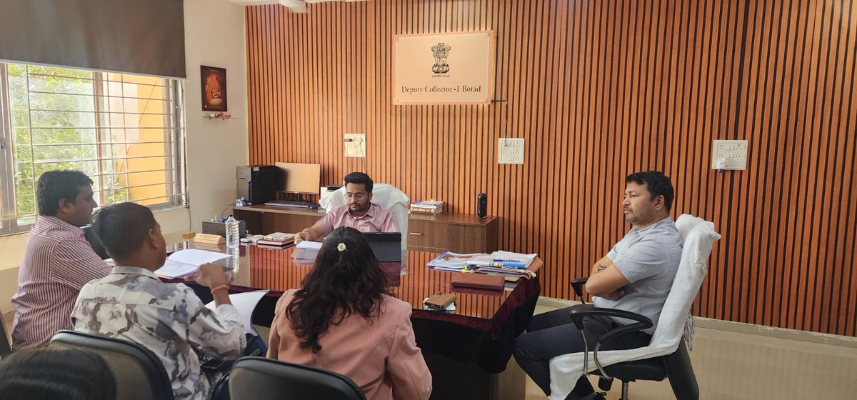 InfoBotadGoG's tweet photo. બોટાદ નાયબ કલેક્ટરશ્રીની અધ્યક્ષતામાં જિલ્લા જળ અને સ્વચ્છતા સમિતિ, વાસ્મો બોટાદની ૨૭મી બેઠક યોજાઈ

@CMOGuj @InfoGujarat @Rivaba4BJP @DDOBOTAD @Collectorbotad https://t.co/NOpcfFZYM9