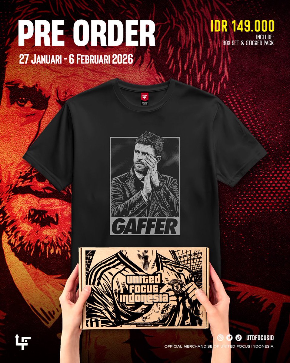 𝗨𝗻𝗶𝘁𝗲𝗱 𝗙𝗼𝗰𝘂𝘀 𝗜𝗻𝗱𝗼𝗻𝗲𝘀𝗶𝗮 𝗢𝗳𝗳𝗶𝗰𝗶𝗮𝗹 𝗠𝗲𝗿𝗰𝗵𝗮𝗻𝗱𝗶𝘀𝗲𝘀 

Price: I̶D̶R̶ ̶1̶7̶0̶K̶ ➡️ 𝐈𝐃𝐑 𝟏𝟒𝟗𝐊
Available in all sizes [Kids – S up to 10XL + Boxy fit]

+ 𝗙𝗿𝗲𝗲 𝘀𝗽𝗲𝗰𝗶𝗮𝗹 𝗯𝗼𝘅 𝘀𝗲𝘁 for the first 50 orders: includes sticker pack,