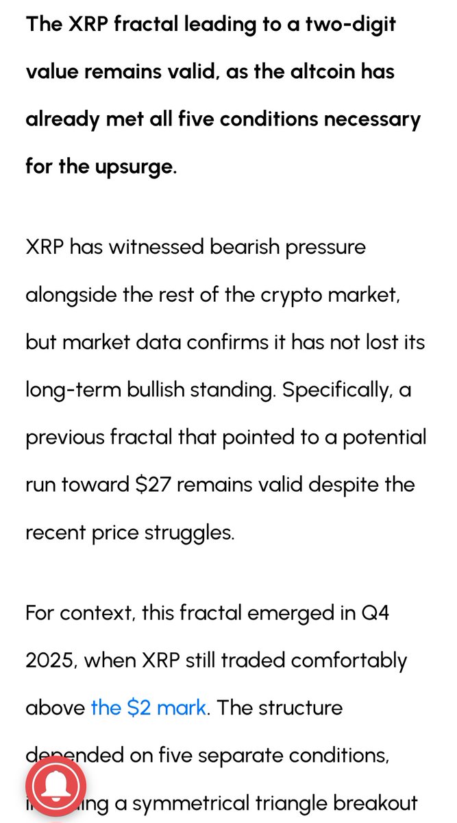 🚨 🚨 🚨 🚨 🚨: XRP $27 Fractal Still Valid as XRP Meets All Five  Conditions for an Upsurge.. 📃 🪙 💰 🇺🇸 #XRP #RLUSD #XRPETF 💎 💎 💎 💎  💎 💎 💎 💎 💎 💎