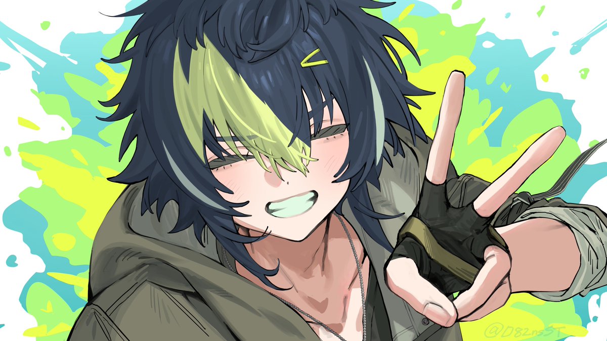 D82nsST's tweet image. #絵ライぞ伊波 ✌🏻️´-