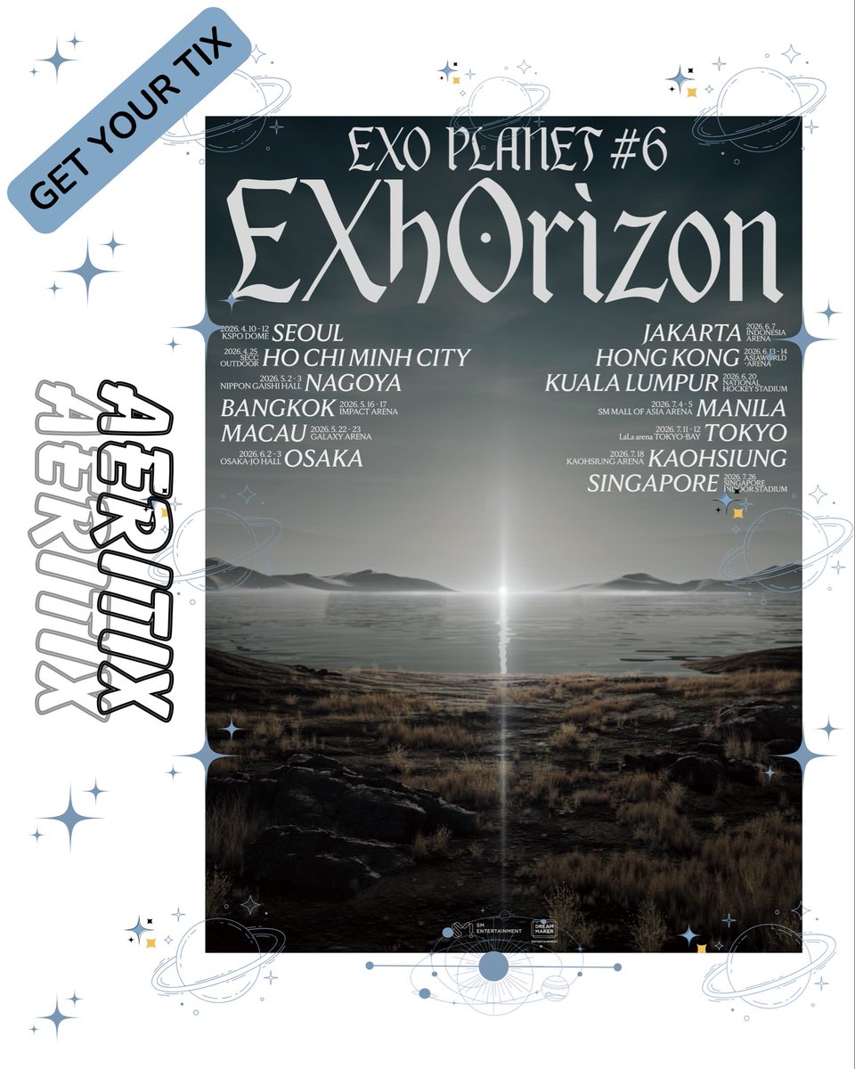 aeritix's tweet photo. OPEN JASTIP | JASA WAR | TICKETING SERVICE

🔓 Bookslot
✅ Experienced war team
✅ Physical ticket/Self redemption available
✅ T&amp;Cs in Google Form

https://t.co/c14ngJPlcx

#EXO #EXOPLANET6EXhorizon https://t.co/j7poTdnGoP