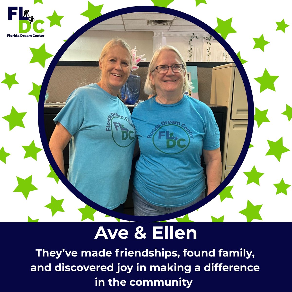 💛 Volunteer Spotlight: Ave &amp; Ellen 💛
Two amazing volunteers who pour their hearts into everything they do at the Florida Dream Center.
Last month alone, over 300 volunteers served with the Florida Dream Center.