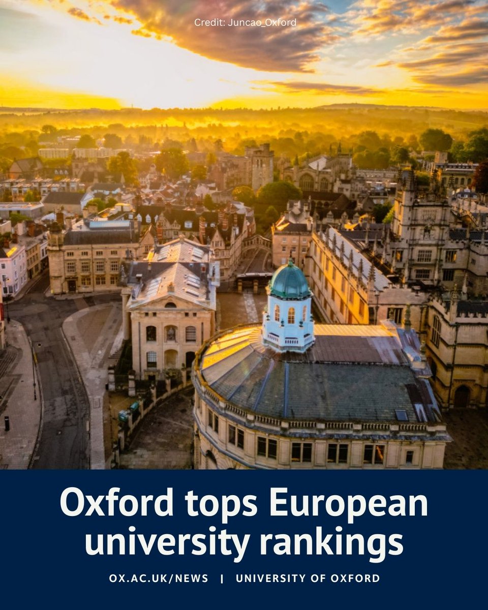 University of Oxford tweet media