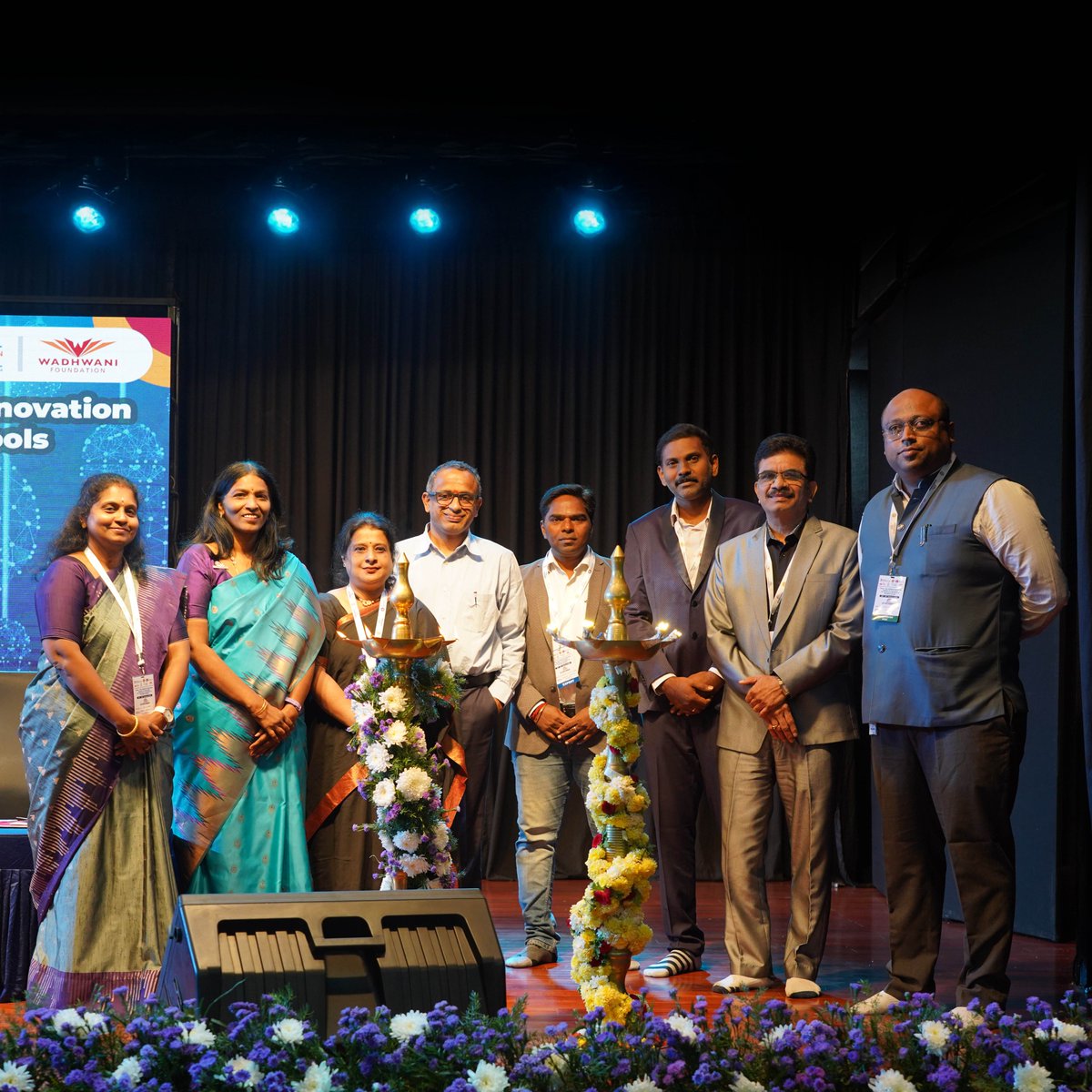 NHCEOfficial's tweet photo. Proud to inaugurate the Three-Day AICTE Bootcamp on Innovation for Teachers &amp; Students of PM SHRI Schools at NHCE.

A step towards nurturing innovation, and future-ready minds as part of our Silver Jubilee celebrations.

@AICTE_INDIA 

#NHCE #AICTEBootcamp #PMShriSchools https://t.co/KVLYEiGNVY