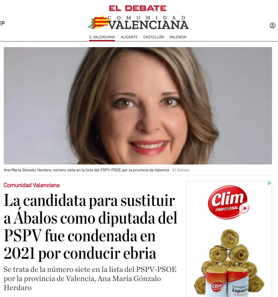 FroilLannister's tweet image. Pues ya tenemos a la sustituta de Ábalos en el Congreso. Ana María Gonzalo Herdaro.

Detenida en 2021 por conducir ebria. Sin duda, una candidata muy socialista.