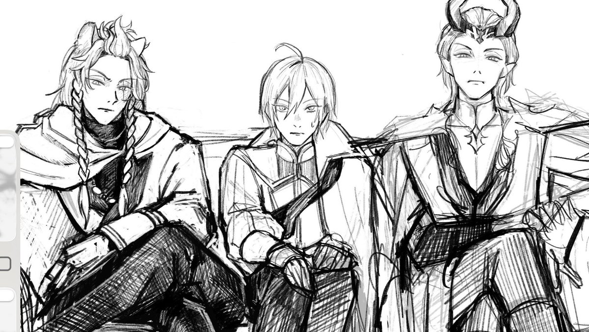 ✍️
#ツイステ #ツイステファンアート #イラスト #シルバー #マレウス #レオナ #私の絵柄が好みって人にフォローされたい