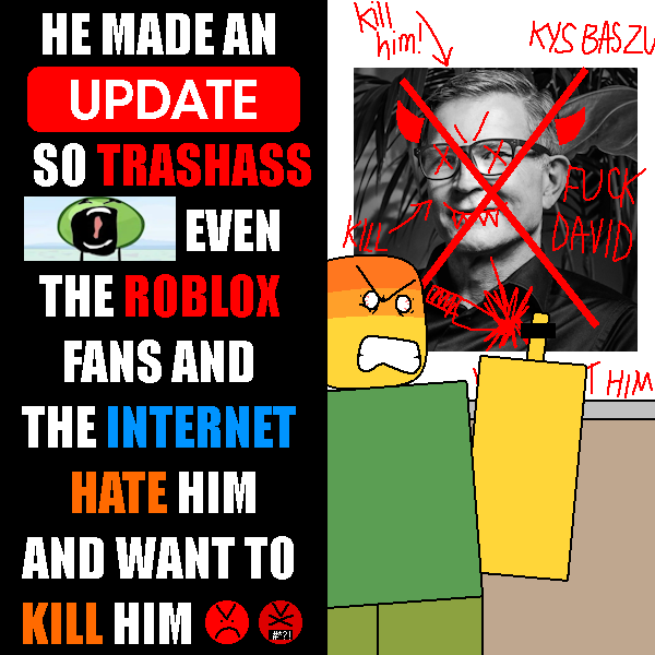 goobynoobington's tweet photo. made this out of pure spite
fuck david baszucki
#roblox #robloxart https://t.co/pnUonRoj0p