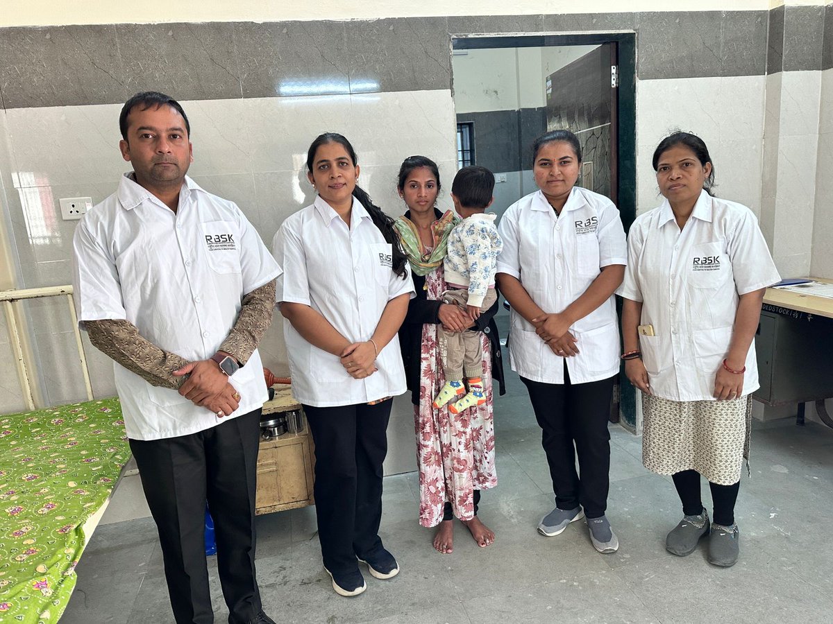 આજ રોજ વડોદરા તાલુકાની આર.બી.એસ.કે. ટીમ દ્વારા તપાસ દરમ્યાન એક અતિ ગંભીર કુપોષિત બાળક મળી આવેલ. જેઓને વધુ સારવાર અને પોષણ માટે બાળકને CMTC પોર ખાતે દાખલ કરવામાં આવેલ.
<a href="/ddo_vadodara/">District Panchayat Vadodara</a>
<a href="/Info_Vadodara/">Info Vadodara GoG</a>
<a href="/GujaratSHRBSK/">Gujarat SH (RBSK) Rashtriya Bal Swasthya Karyakram</a>