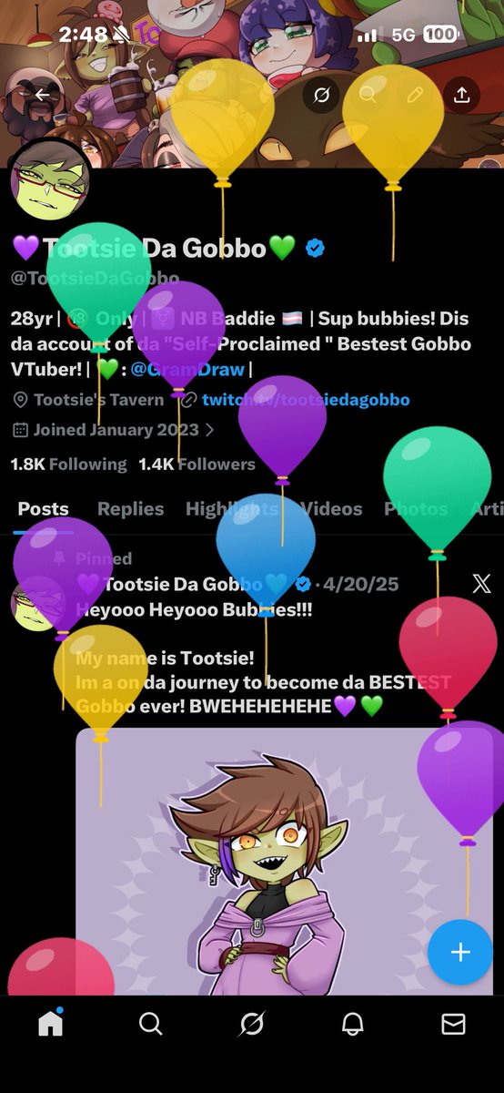 💜Tootsie Da Gobbo💚 tweet media