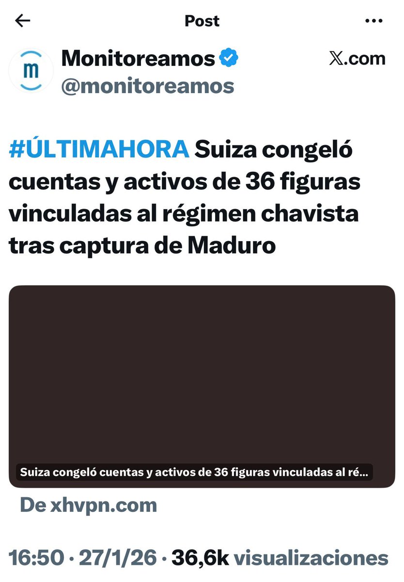 Algún día se dará a conocer el trabajo de los #patriotas, donde lo estratégico y el resultado son reales. Hoy, esto se traduce en el bloqueo de activos en Suiza. Los grandes esfuerzos están dando frutos; no más corrupción del Sistema  Socialista MUD-PSUV. #Davos. #EfectoBittar