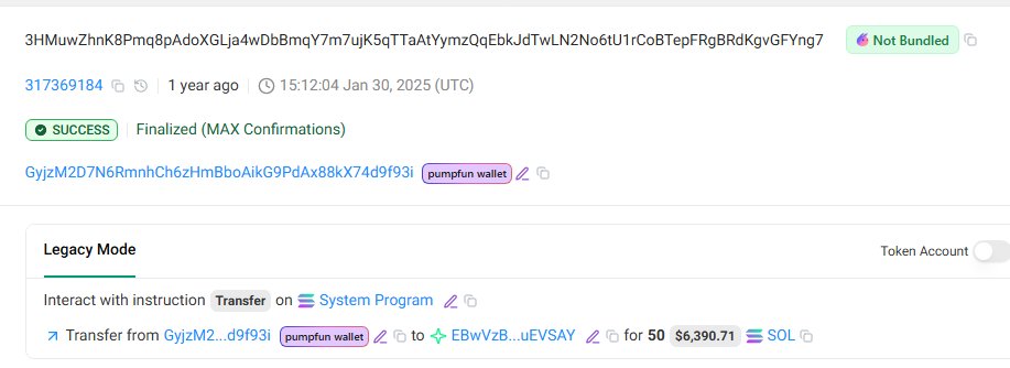 $USER

9eppz2tFJRStziW3Hgjxu17BDAdpD2Jat4TxMHCRpump

Dev wallet funded by Pumpfun wallet

<a href="/a1lon9/">alon</a> are you launching this? or next rug game?

Dev wallet : EBwVzBB6xnP6zqTdmvGMeAHNrLAqUtQLfuYre3uEVSAY

Pumpfun wallet: 
GyjzM2D7N6RmnhCh6zHmBboAikG9PdAx88kX74d9f93i