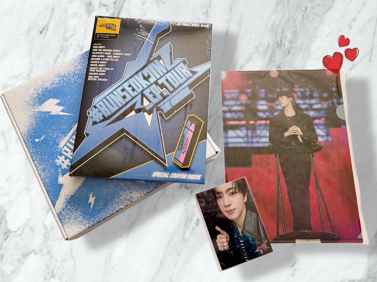 今日はweverseJPでお買い上げしたセットがやって来た💙 Jin