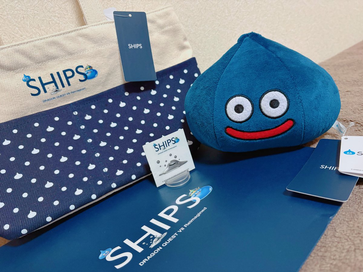 SHIPSでトートバッグとネイビースライムをスカウトしてきました
