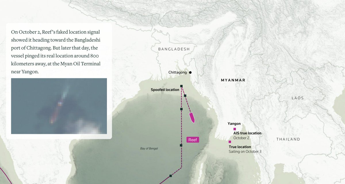 How is the Myanmar military sustaining its deadly air campaign? ✈️
️
This <a href="/Reuters/">Reuters</a> investigation with <a href="/MyanmarWitness/">Myanmar Witness</a>, tracks the clandestine supply chain of jet fuel from Iran to Myanmar, revealing the tankers and routes used to keep the military’s jets in the sky.

A must-read
