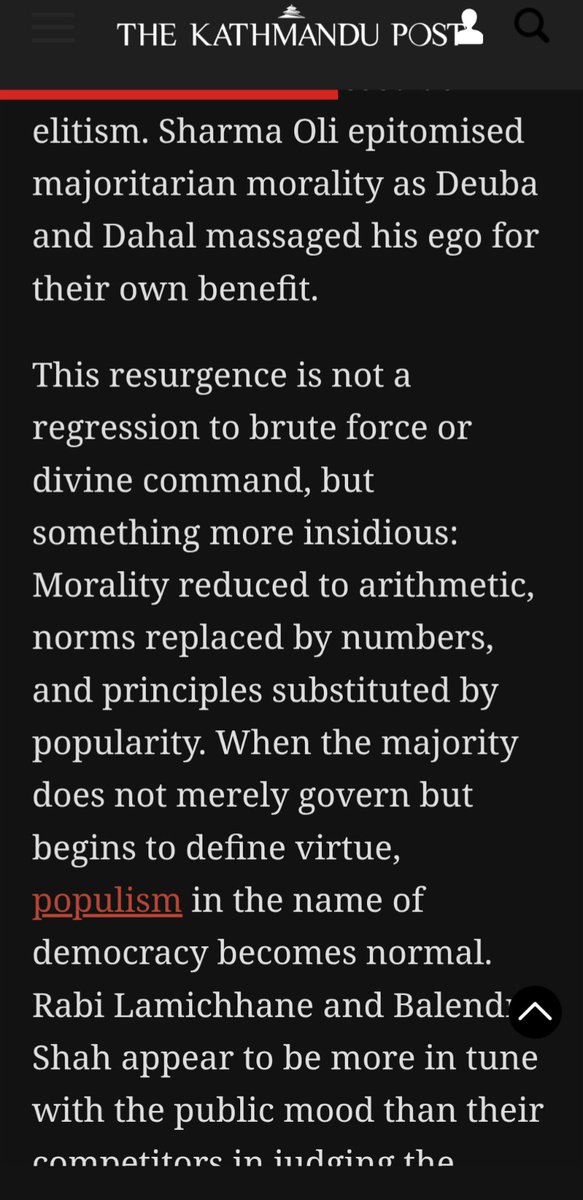 Dorje_sDooing's tweet image. When multiple times more citizens are without tertiary education than are, near 100% are religious, #CasteSystem is the social foundation w/ a 250-yr sexist, casteist history, why wouldn't majoritanism prevail?! Would've been surprised had it not. #Nepal (kathmandupost.com/columns/2026/0…)