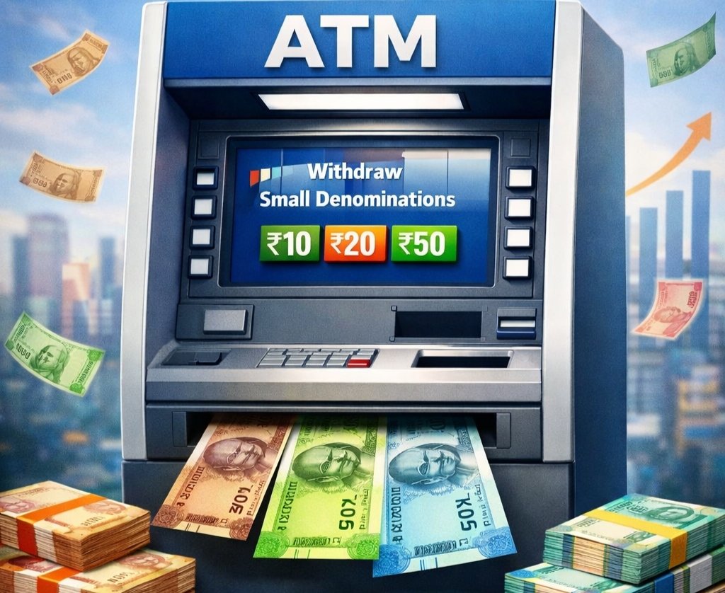 MeghUpdates's tweet photo. 🚨 BIG BREAKING

Modi government considering new ATMs to dispense ₹10, ₹20 &amp; ₹50 notes. https://t.co/YEGfZwBE0R