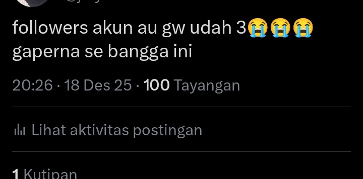 mengemtot's tweet photo. di rant etming dulu pernah nge tweet begini, trus 41 hari kmudian klean dari 3 ke 300 anyinggg #salut #tengsyh #ailopyu https://t.co/JXSzrrJXsp